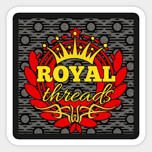 Royal Threads Sticker